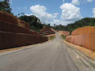 Bord de route de l'ouest Guyanais